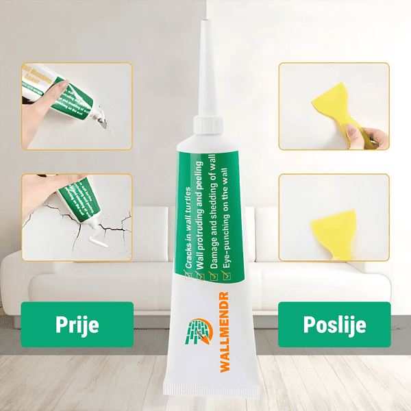 Alternative view of WALLMENDR® – Kit za popravak zidova i prekrivanje mrlja (1+1 GRATIS)