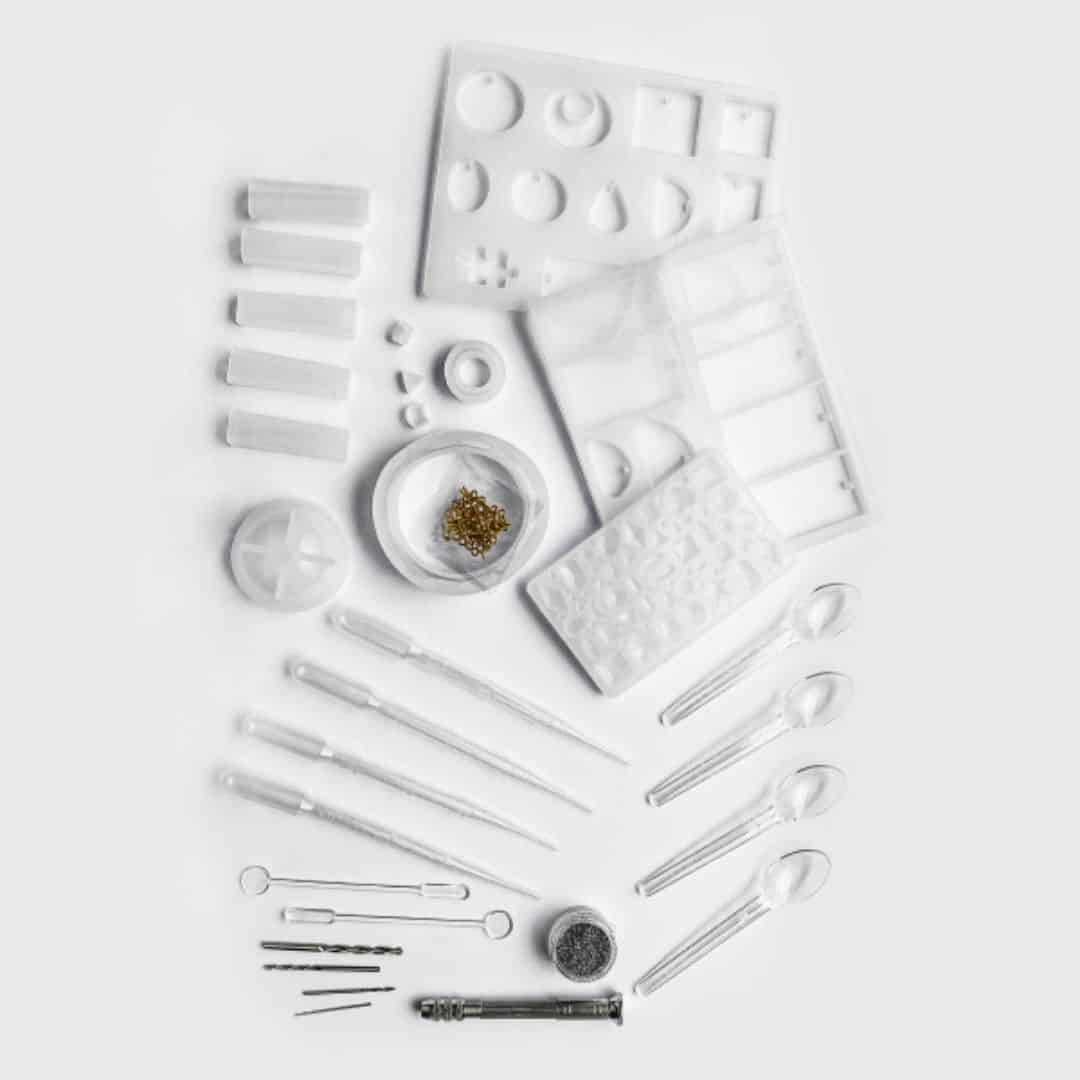 GLUESY® Set kalupa za ručnu izradu nakita od kristalne smole (83 kom) - Slika 2