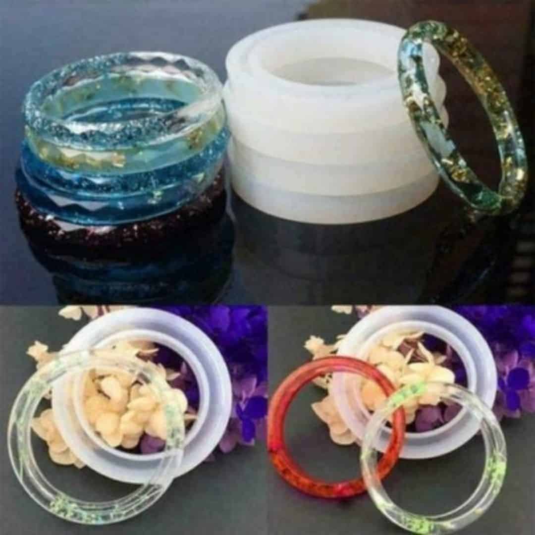 GLUESY® Set kalupa za ručnu izradu nakita od kristalne smole (83 kom) - Slika 8