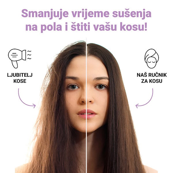 Alternative view of HAIRGLOW® – Ručnik Za Kosu Brzog Sušenja (1+1 GRATIS)