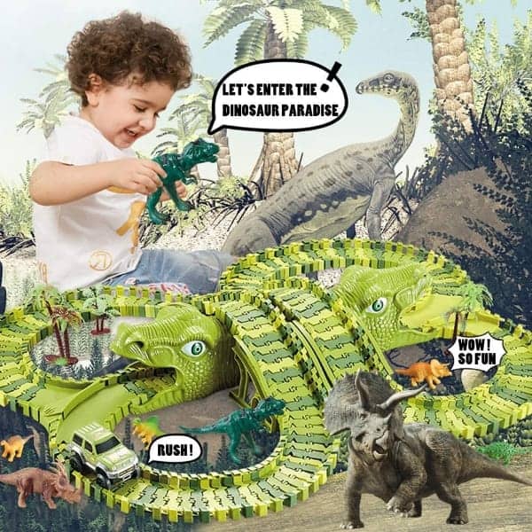 Čarobna trkaća staza s dinosaurom i 140 dijela - Slika 4