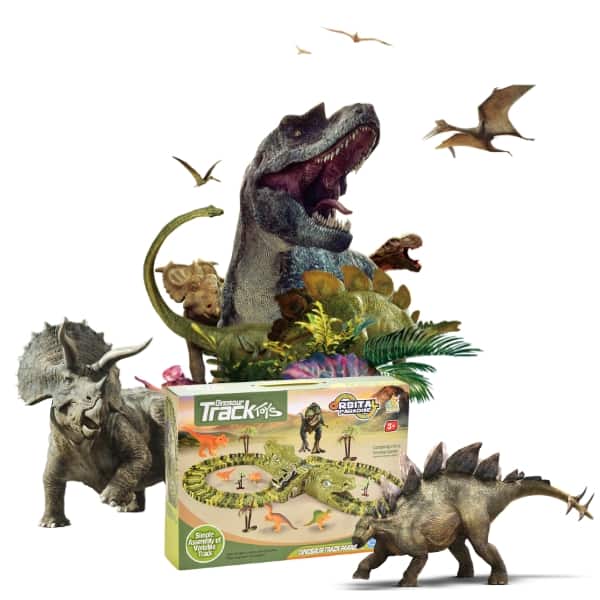 Čarobna trkaća staza s dinosaurom i 140 dijela - Slika 6