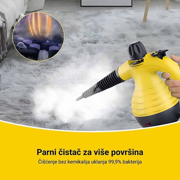 Alternative view of STEAMY® Parni čistač s tlačnim zrakom – Sve u jednom s 9 ekskluzivnih dodataka
