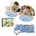 Railcar™ slagalica s vagonom - 13 kom.