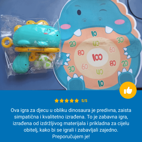 IGRA GAĐANJA S LJEPLJIVIM LOPTICAMA DINOSAUR™ - Slika 5