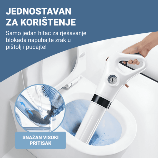 Alternative view of VISOKOTLAČNI ODČEPLJIVAČ ODVODA DRAINBLASTER™