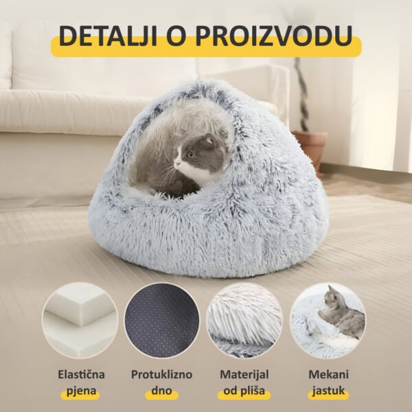 PurrNest - Antistresni Krevet za Životinje - Slika 3