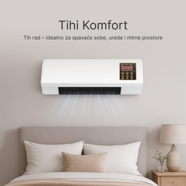 Enchantia – Ventilator s funkcijom grijanja i ventilacije, montaža bez alata - Slika 4