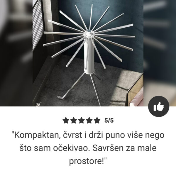 VIRELLO™ - Sklopivi Sušilo za Rublje u Obliku Hobotnice - Slika 7