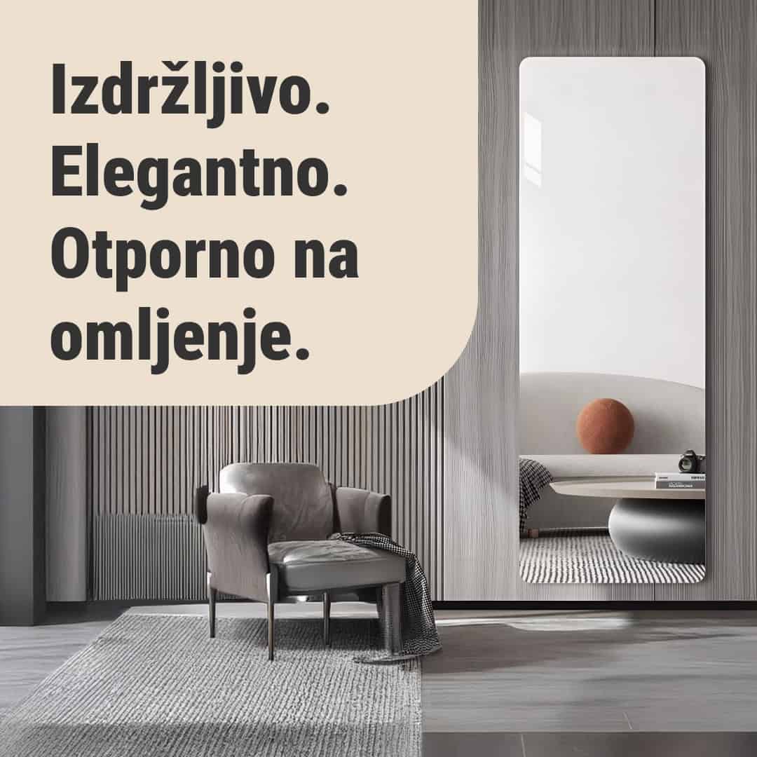 MirrorFlex™ fleksibilno akrilno ogledalo samoljepljivo 120 x 40 cm - Slika 2
