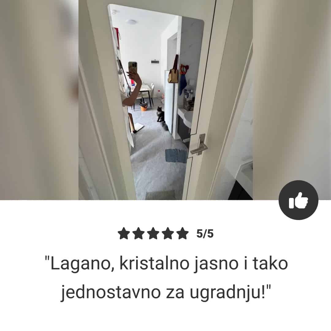 MirrorFlex™ fleksibilno akrilno ogledalo samoljepljivo 120 x 40 cm - Slika 7