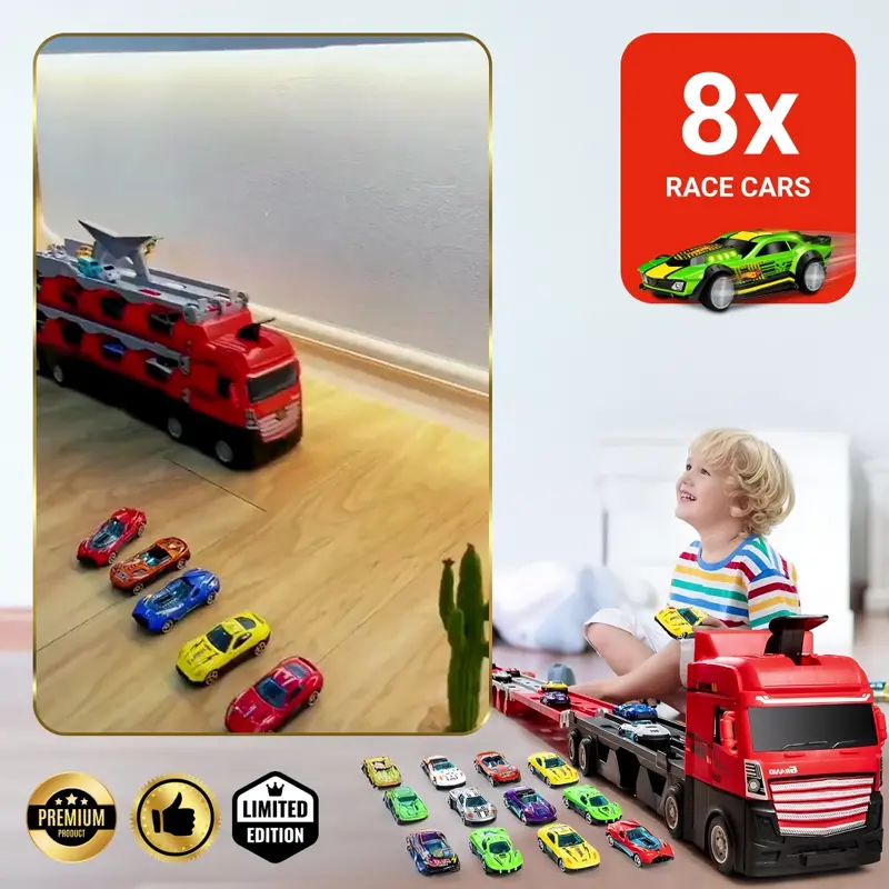 PROŠIRIVI MEGA KAMION S AUTIĆIMA RACERTRUCK™