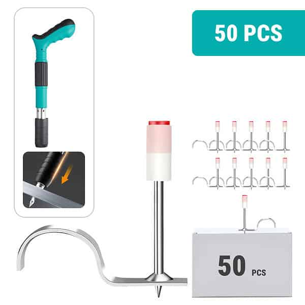 Čavli za RIVETSLAMMER™ – 50 kom. od legiranog čelika, ručni okrugli s obujmicama za cijevi