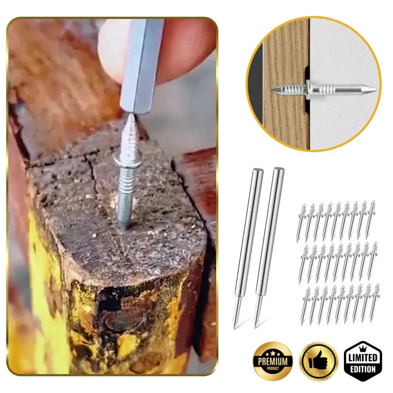 Naox™ - Set od 500 dvostrukih čavala za lajsne s alatima